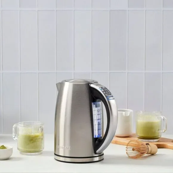 Cuisinart - Cuisinart Perfectemp 1.7L Electric Programmable Ke Stainless Steel